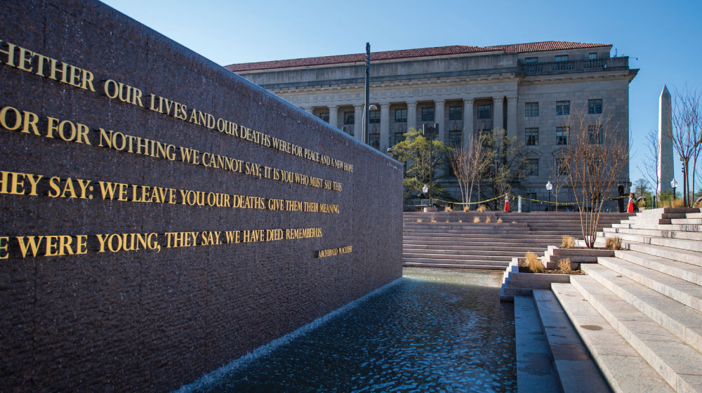WWI Memorial Peace Fountain